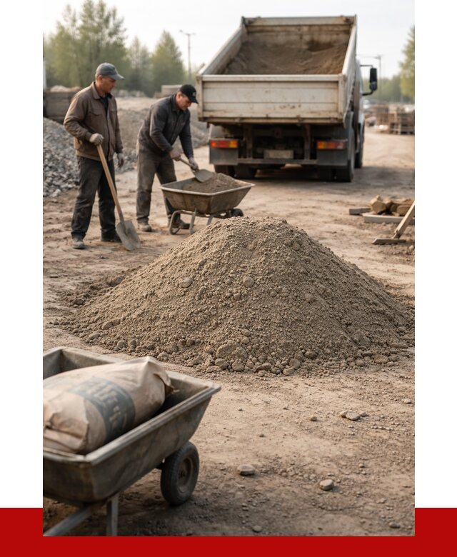 Цементно-песчаная смесь М150 в Светлограде от 4774 р. | ПРОНЕРУДСвт