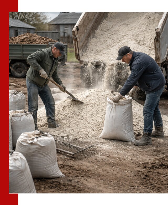 Доставка извести пушонки в Светлограде оптом и мелким оптом