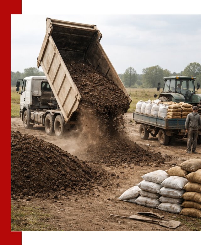 Доставка грунта и удобрений оптом в Светлограде для сельхоз и строительства