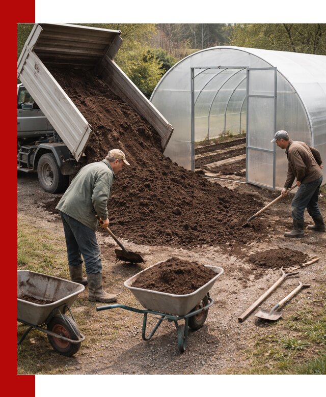 Грунт для теплицы с доставкой в Светлограде — плодородный субстрат под растения