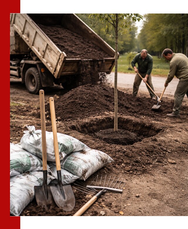 Грунт для посадки деревьев в Светлограде — доставка и подготовка почвы