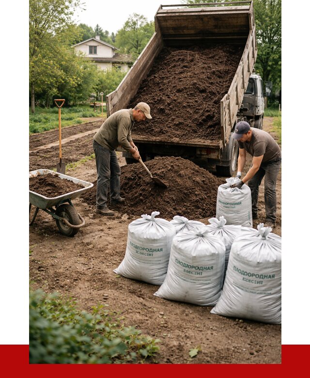 Плодородная смесь в Светлограде от 4266 р./куб с доставкой | ПРОНЕРУДСвт