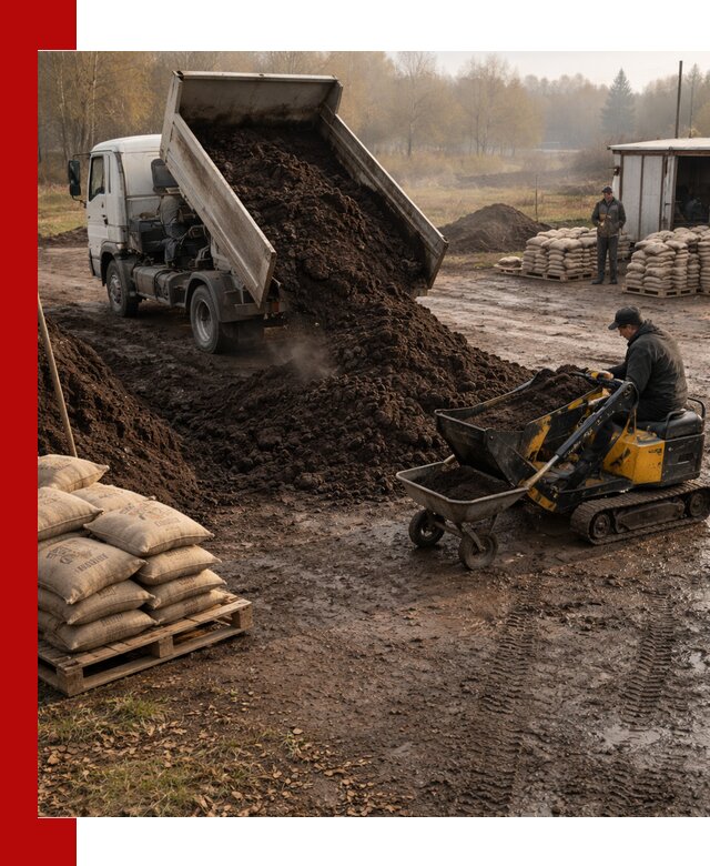 Кислый торф в доставке по выгодным ценам в Светлограде