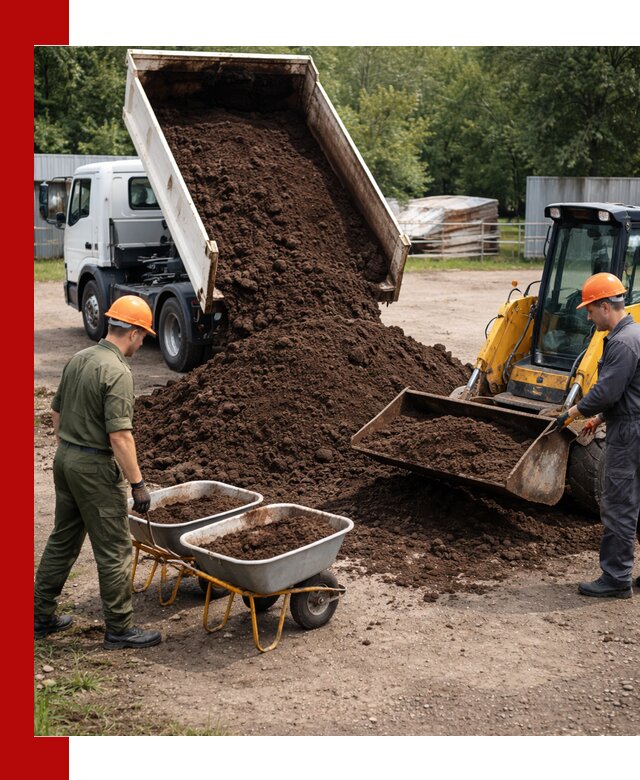 Доставка торфо-земляной смеси в Светлограде для огорода и ландшафта