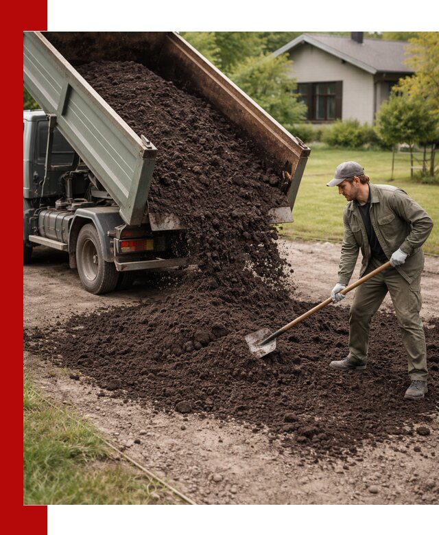 Чернозем для газона с доставкой в Светлограде быстро и качественно