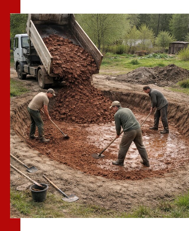 Купить качественную глину для пруда в Светлограде