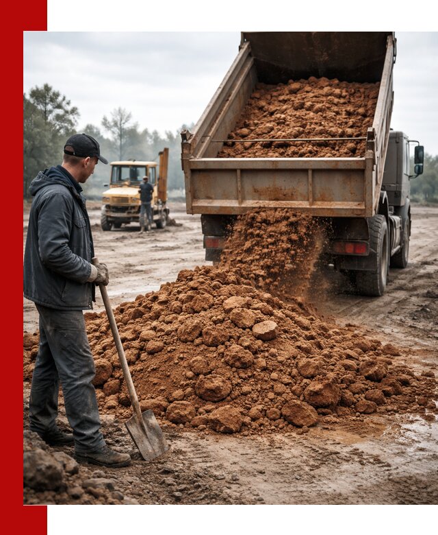 Глина для засыпки в Светлограде с доставкой самосвалами