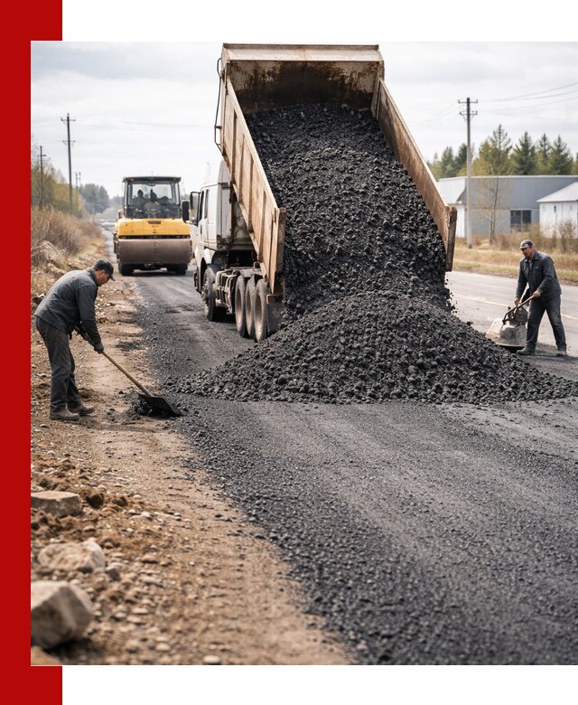 Асфальтовая крошка для дорог в Светлограде — поставка и доставка