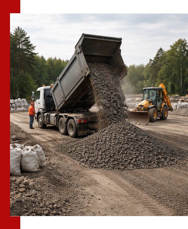 Доставка дробленого асфальта в Светлограде для дорожных работ