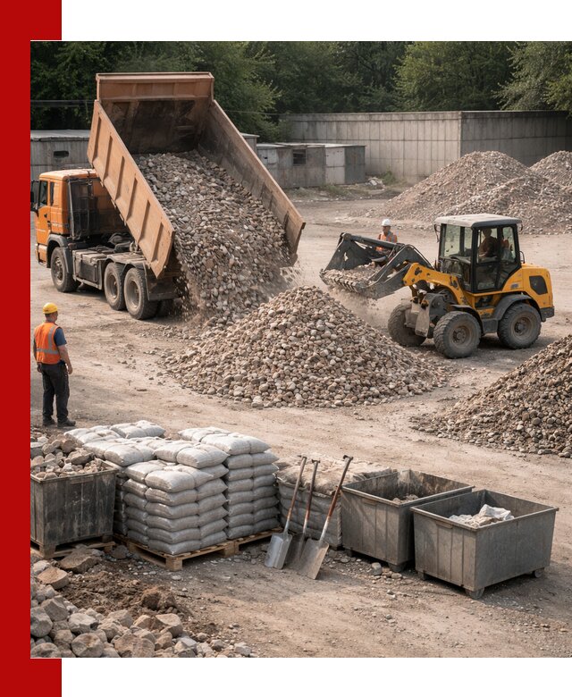 Вторичные материалы для отсыпки в Светлограде — поставка и доставка