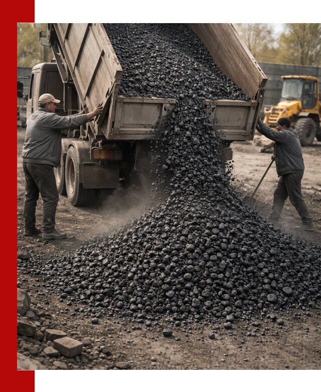 Доставка угля семечка самосвалами в Светлограде