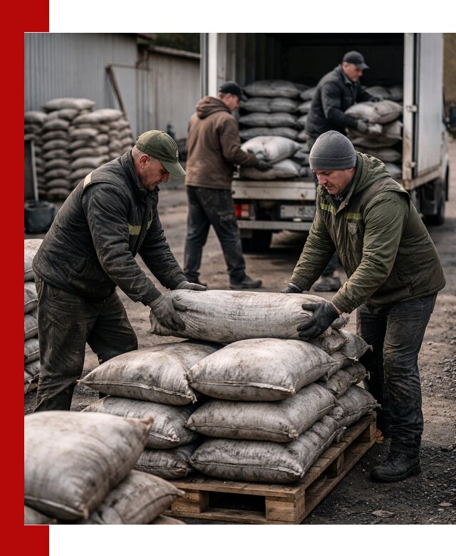 Доставка угля в мешках по выгодным ценам в Светлограде