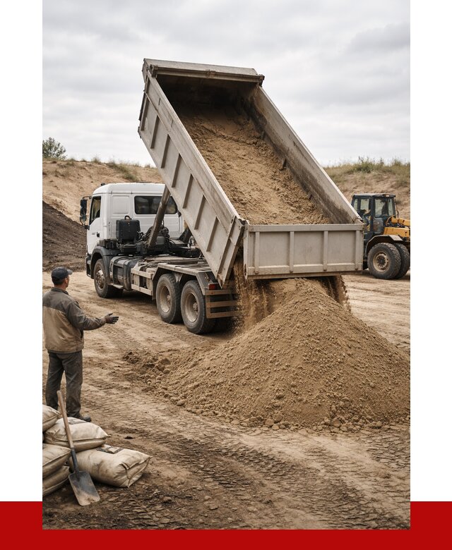 Доставка самосвалом 20 кубов в Светлограде от 7619 р. | ПРОНЕРУДСвт