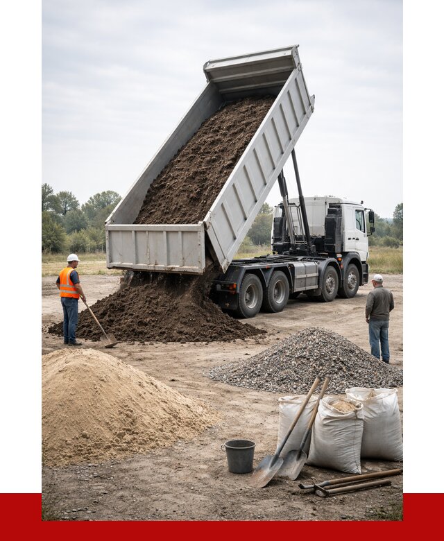 Доставка самосвалом 30 кубов в Светлограде от 8634 р. | ПРОНЕРУДСвт