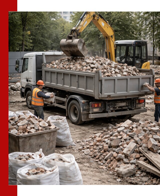 Вывоз строительного мусора в Светлограде с самосвалами и контейнерами