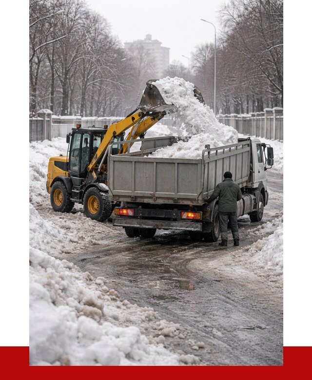 Вывоз снега с погрузкой в Светлограде от 3555 р. ПРОНЕРУДСвт