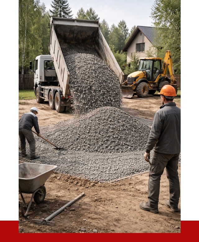 Отсыпка участка щебнем в Светлограде от 6603 р. ПРОНЕРУДСвт