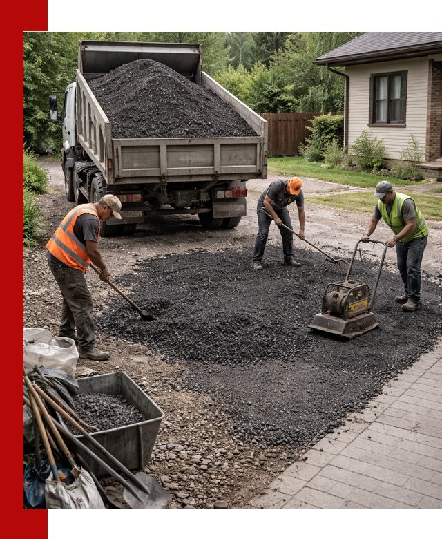 Асфальтовая крошка для двора с доставкой в Светлограде